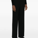 Pantaloni a gamba ampia in nero Forte forte - donna 