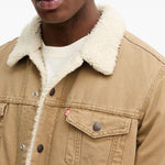Giacca denim sherpa type iii  in beige Levi's - uomo 
