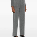 Pantaloni in cashmere in grigio Gotha - donna 