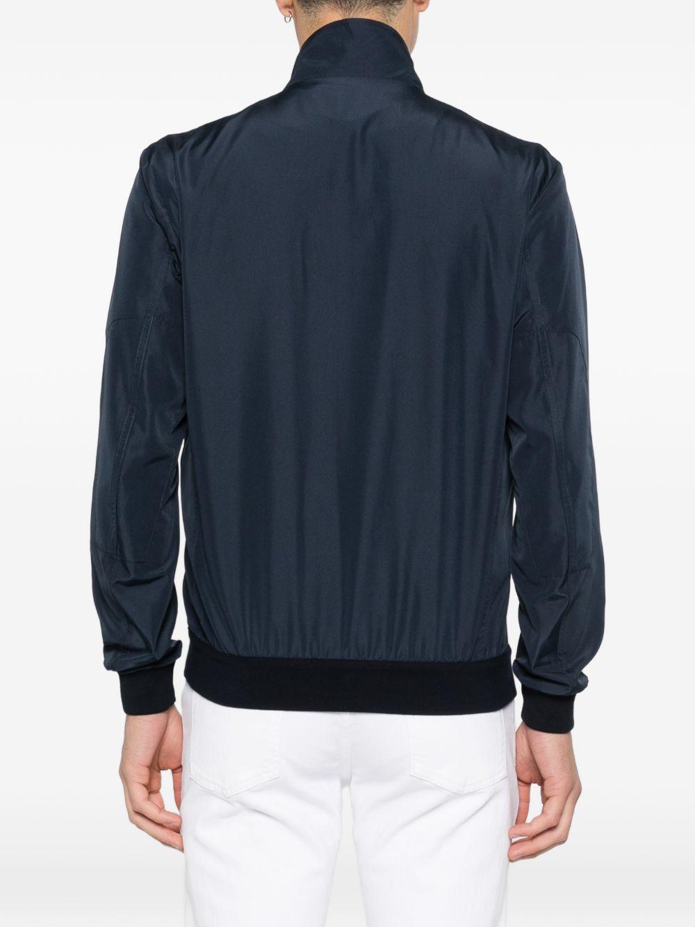 Giacca con zip in blu Kiton - uomo 