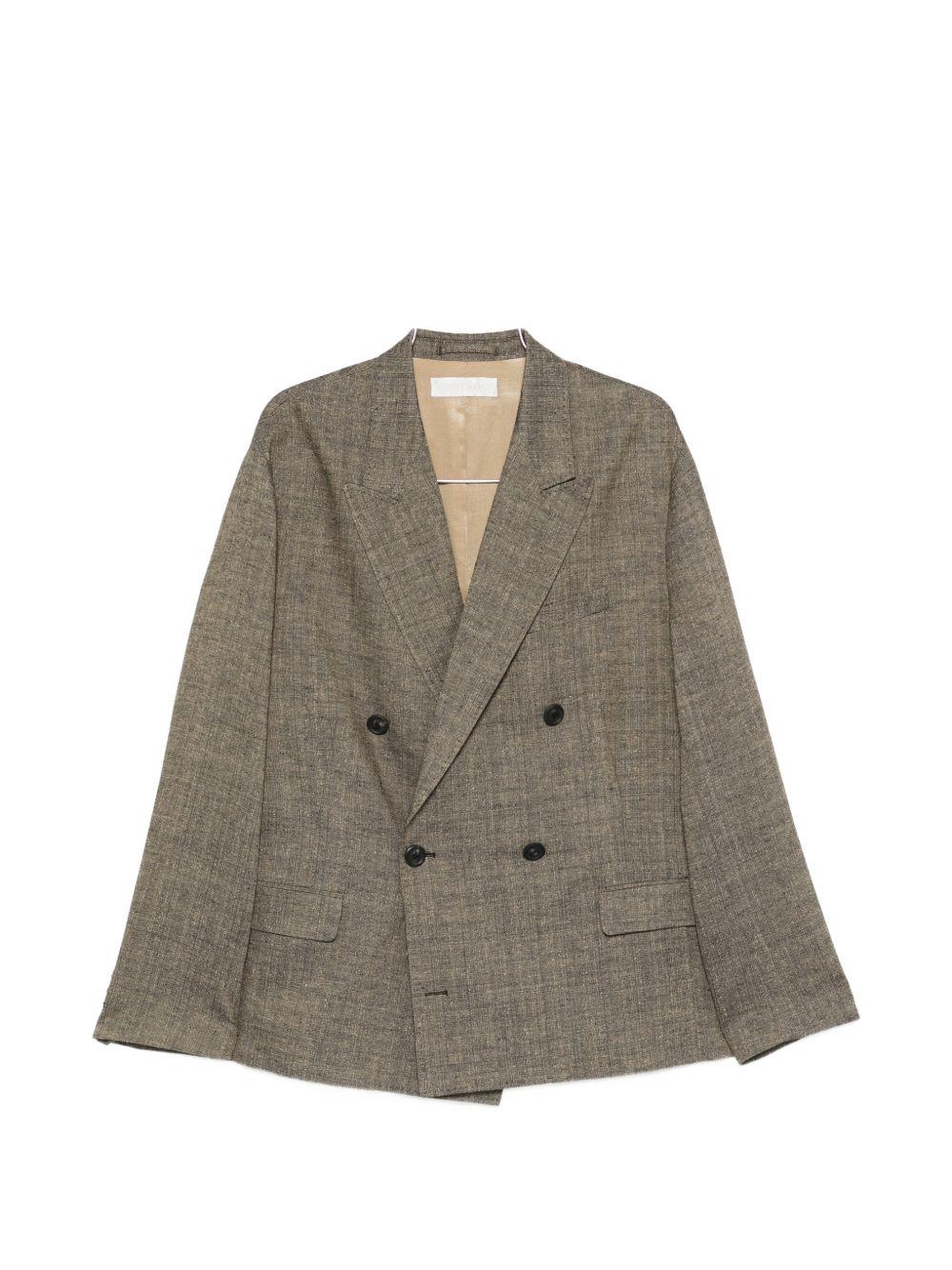 Blazer doppio petto halt in marrone Our legacy - uomo 