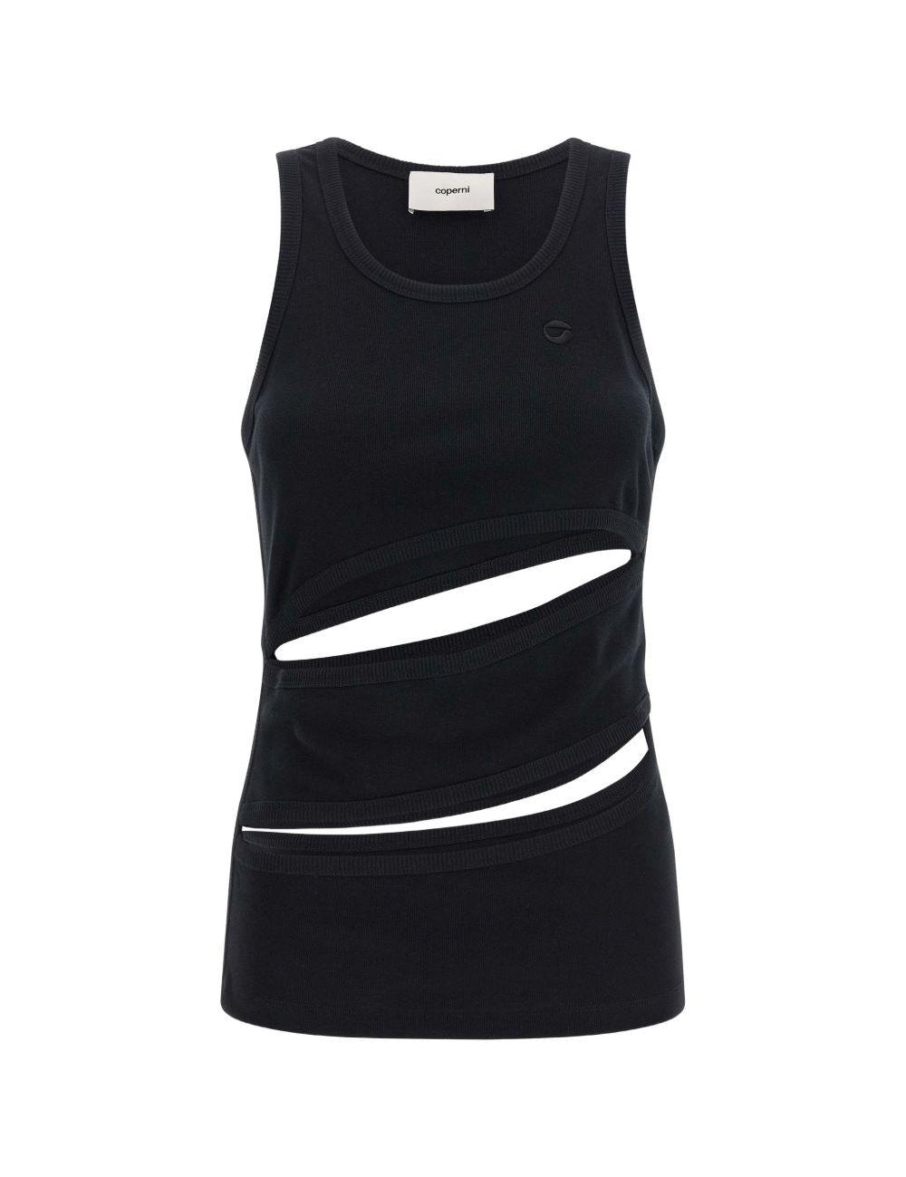 Canotta Spiral in nero Coperni - donna 
