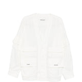 Giacca con scollo a V in bianco Undercover - uomo 
