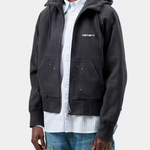 Felpa con cappuccio painter in nero carhartt wip - donna 