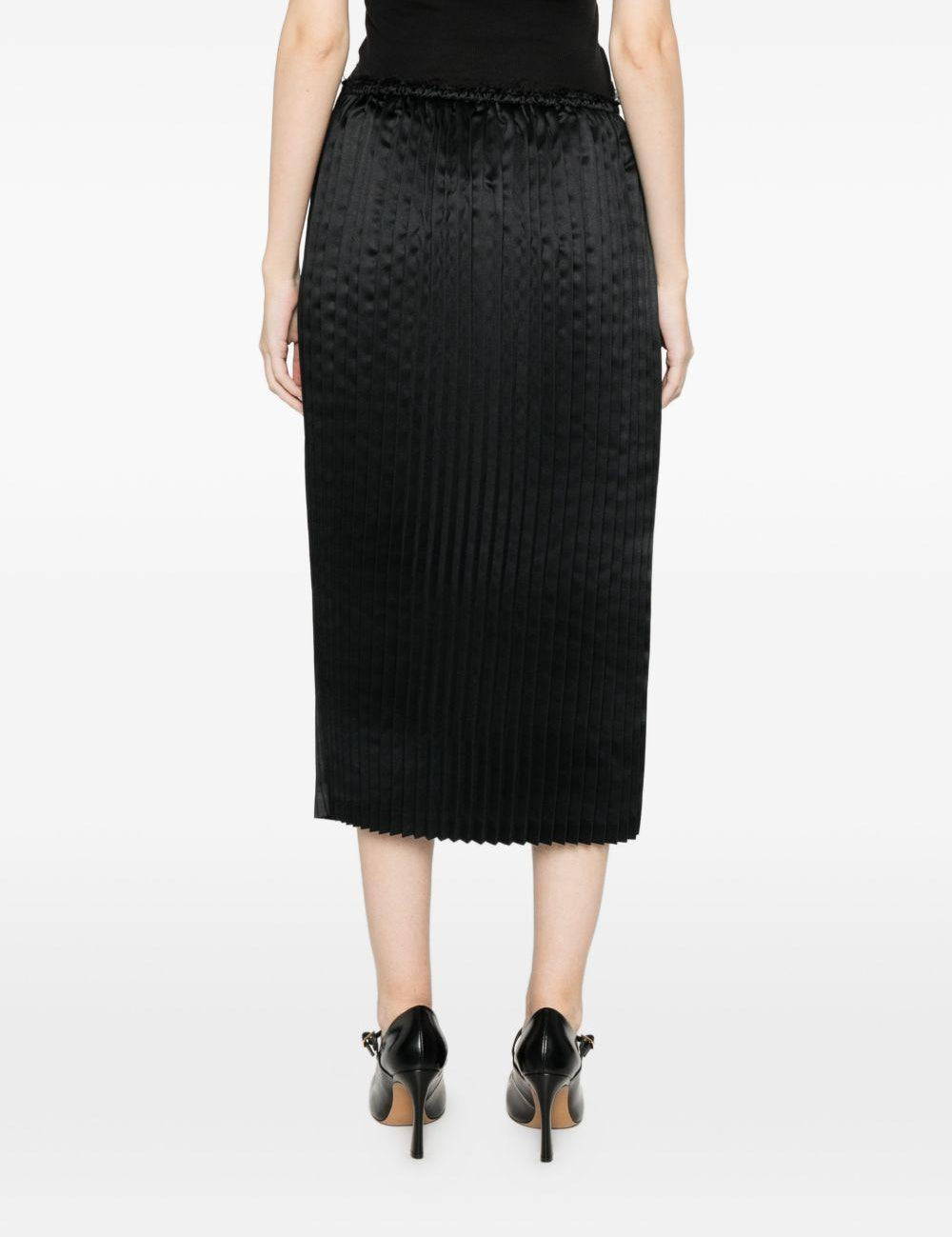 Gonna a pieghe in nero Comme Des Garçons Comme Des Garçons - donna 