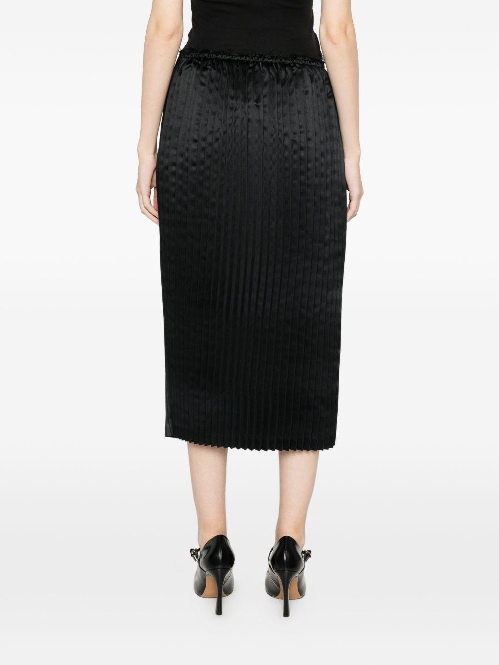 Gonna a pieghe in nero Comme Des Garçons Comme Des Garçons - donna 
