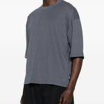 T-shirt a maniche corte con pannelli in grigio Comme des garcons homme - uomo 