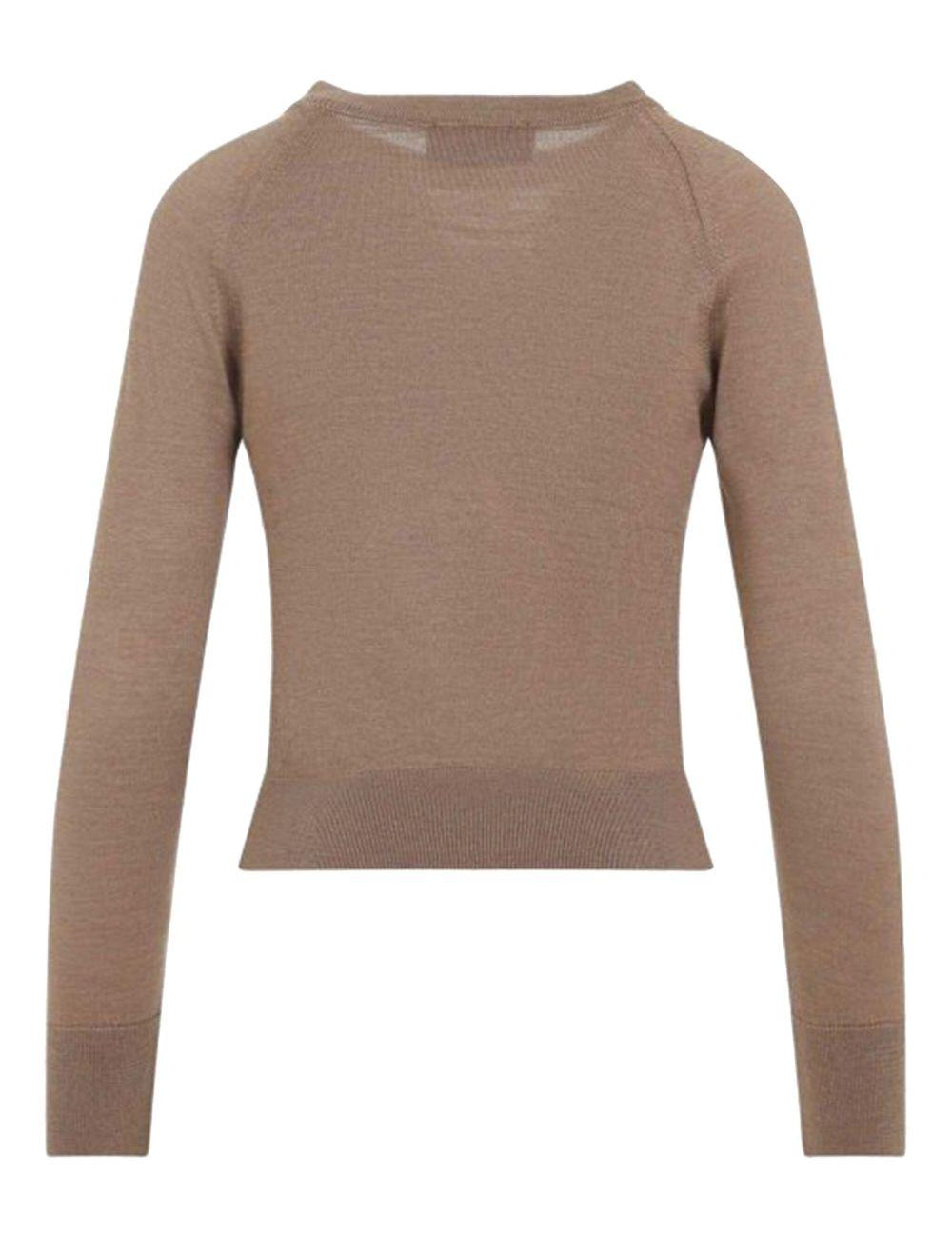 Maglia con fiocco in beige Simone Rocha - donna 