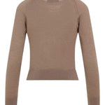 Maglia con fiocco in beige Simone Rocha - donna 