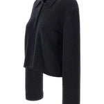Polo a maniche lunghe in nero Laneus - uomo 