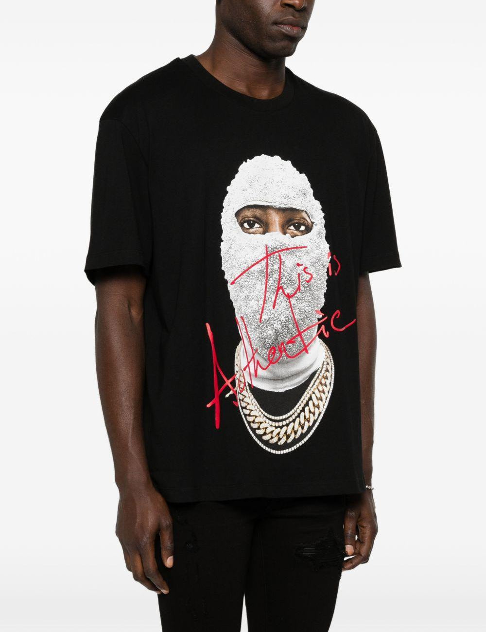 T-shirt con stampa in nero Ih nom uh nit - uomo 