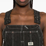 Top stile salopette in nero R13 - donna 