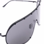 Occhiali da sole oversize in nero 