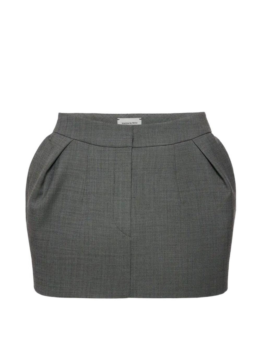 Gonna mini in grigio 