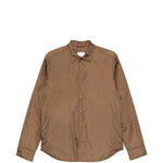 Camicia imbottita con chiusura a pressione in marrone Aspesi - uomo 