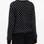 Cardigan a pois in nero Ganni - donna 