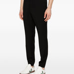 Pantaloni con chiusura nascosta in nero Zegna - uomo 