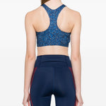 Reggiseno sportivo TruePurpose Power Impact in blu Adidas by stella mc cartney - donna 