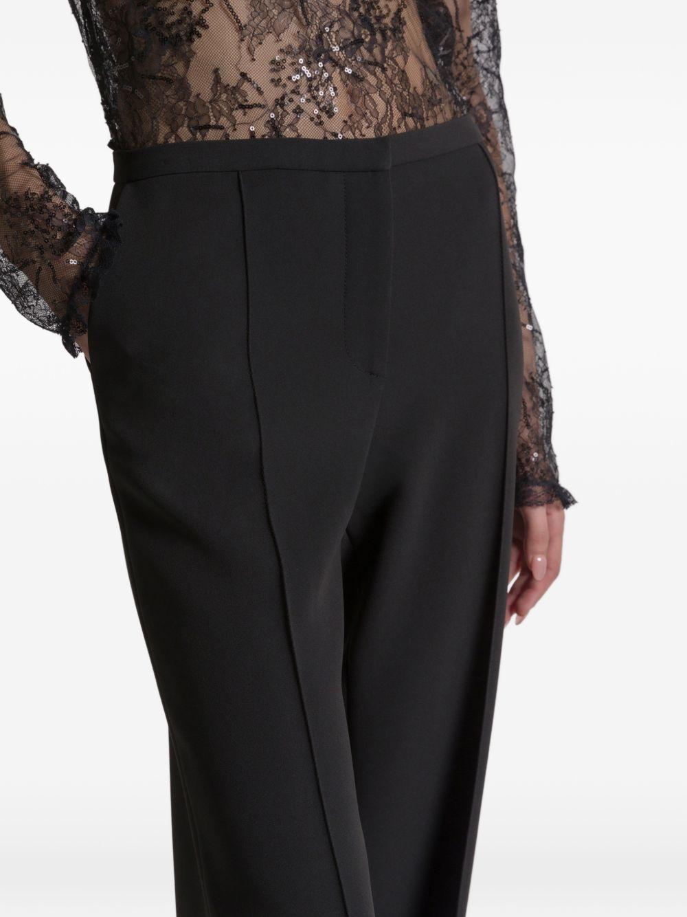 Pantaloni con piega stirata in nero Alberta ferretti - donna 