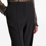 Pantaloni con piega stirata in nero Alberta ferretti - donna 