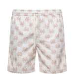 Pantaloncini da bagno con stampa granchio in bianco Eleventy - uomo 