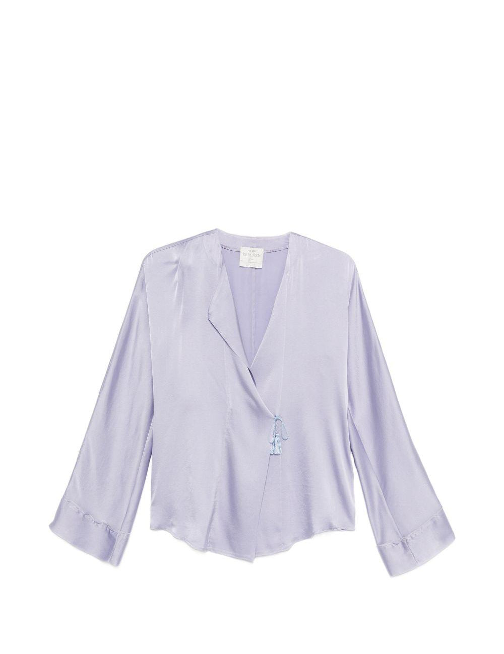 Blusa in seta in lilla Forte Forte - donna 