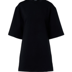 Abito a t-shirt con schiena scoperta in nero Wardrobe NYC - donna 