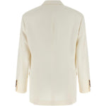 Blazer doppiopetto in beige Brunello cucinelli - uomo 