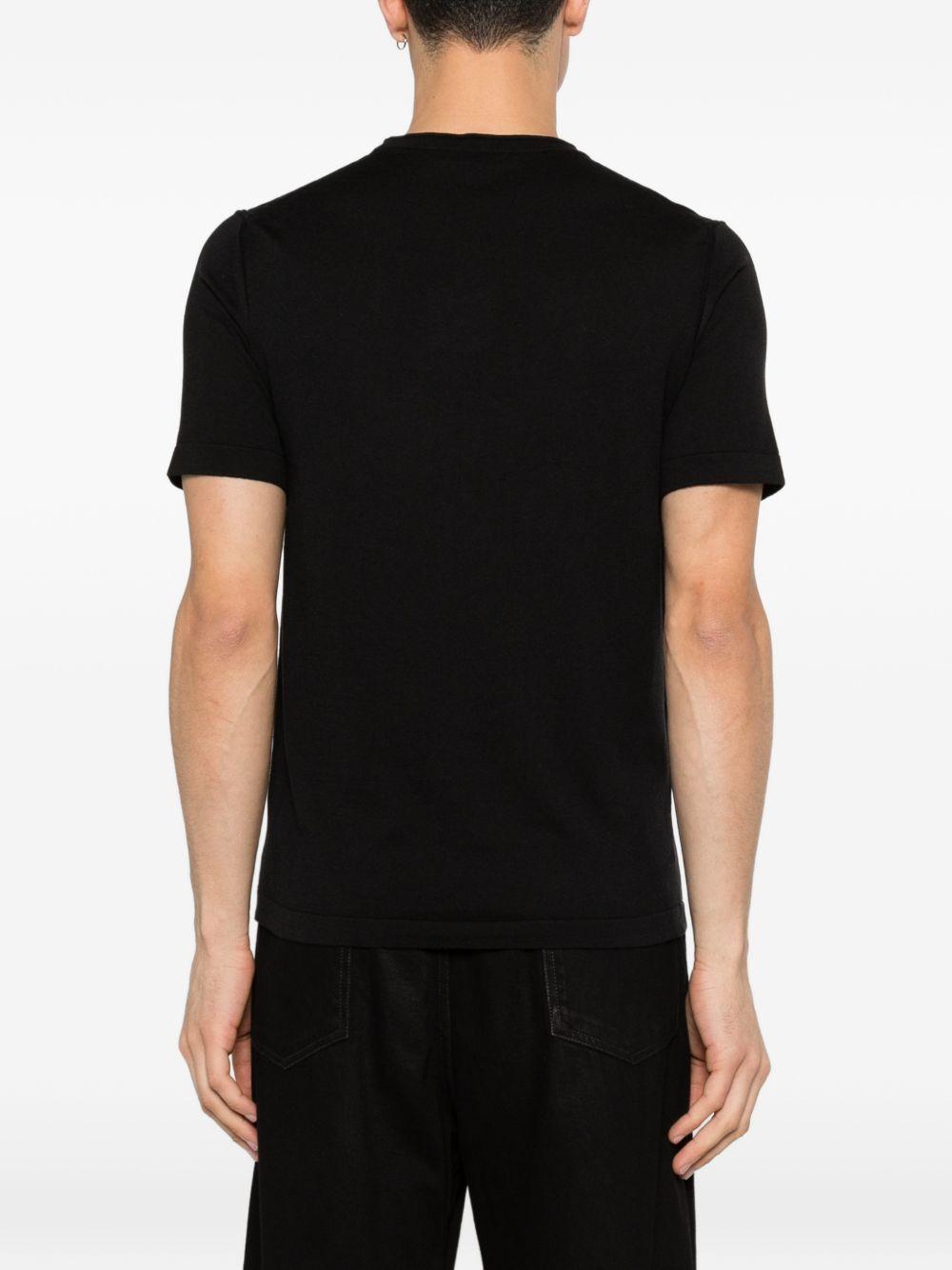 T-shirt a maniche corte in nero Simkhai - uomo 
