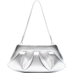 Clutch bios baguette in argento Themoirè - donna 