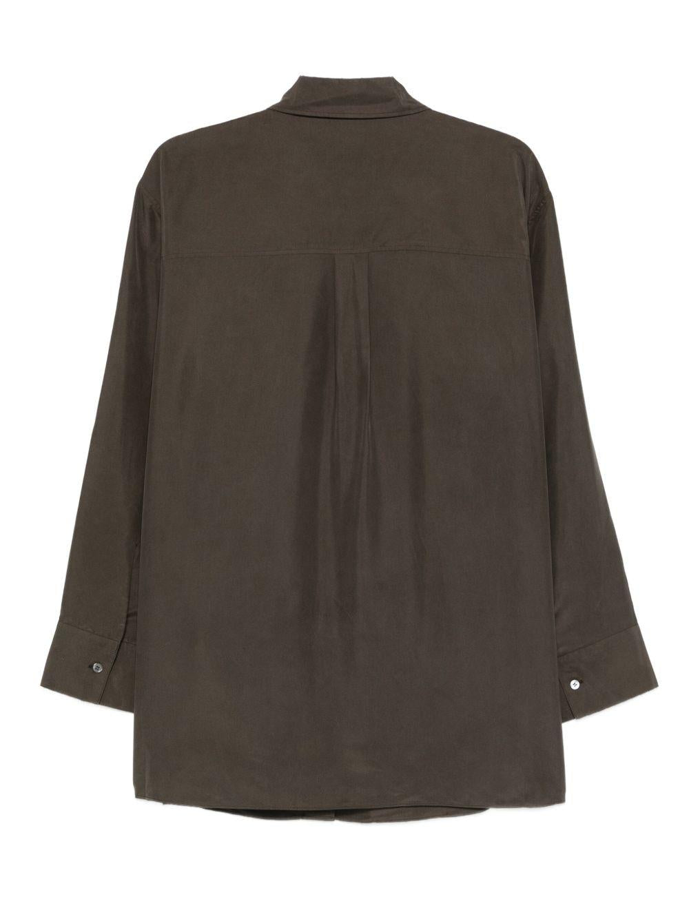 Camicia con taschino in verde Soeur - donna 