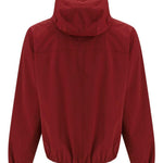 Giacca con cappuccio e zip in rosso Brunello cucinelli - uomo 