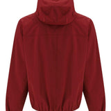 Giacca con cappuccio e zip in rosso Brunello cucinelli - uomo 