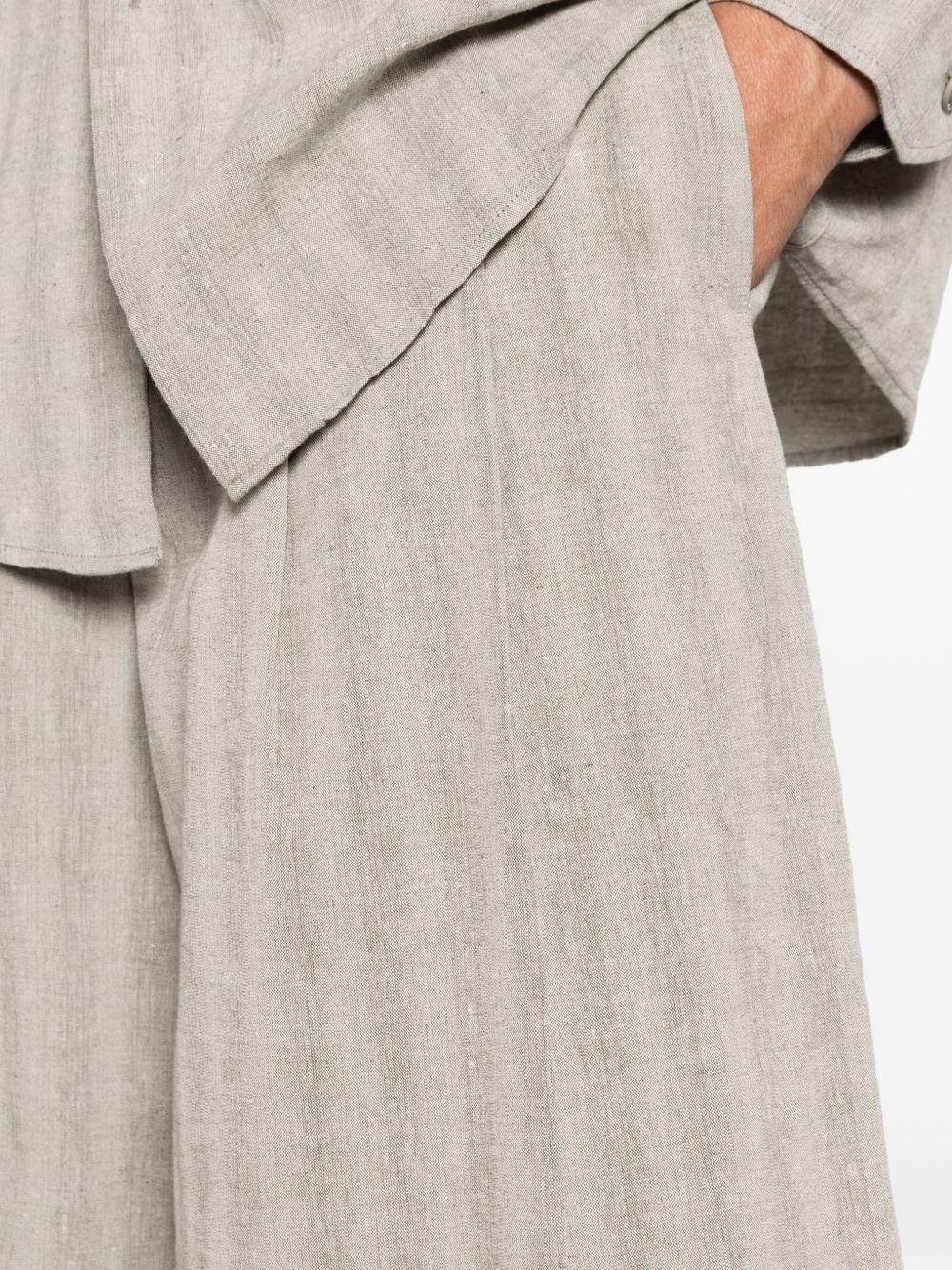 Pantaloncini Split in grigio Our legacy - uomo 