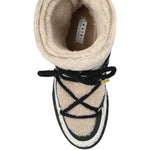 Stivali stringati con borchie in beige Inuikii - donna 