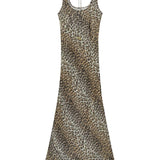 Abito con stampa animalier Ganni - donna 