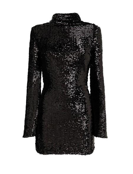 Abito corto con paillettes in nero Giuseppe di morabito - donna 
