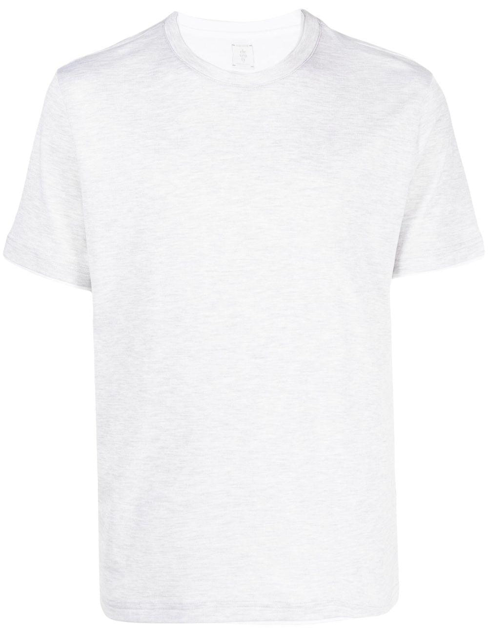 T-shirt a doppio strato in grigio Eleventy - uomo 