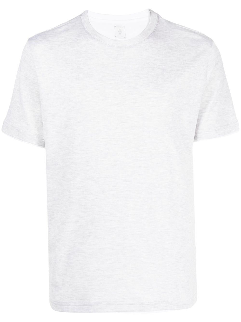 T-shirt a doppio strato in grigio Eleventy - uomo 