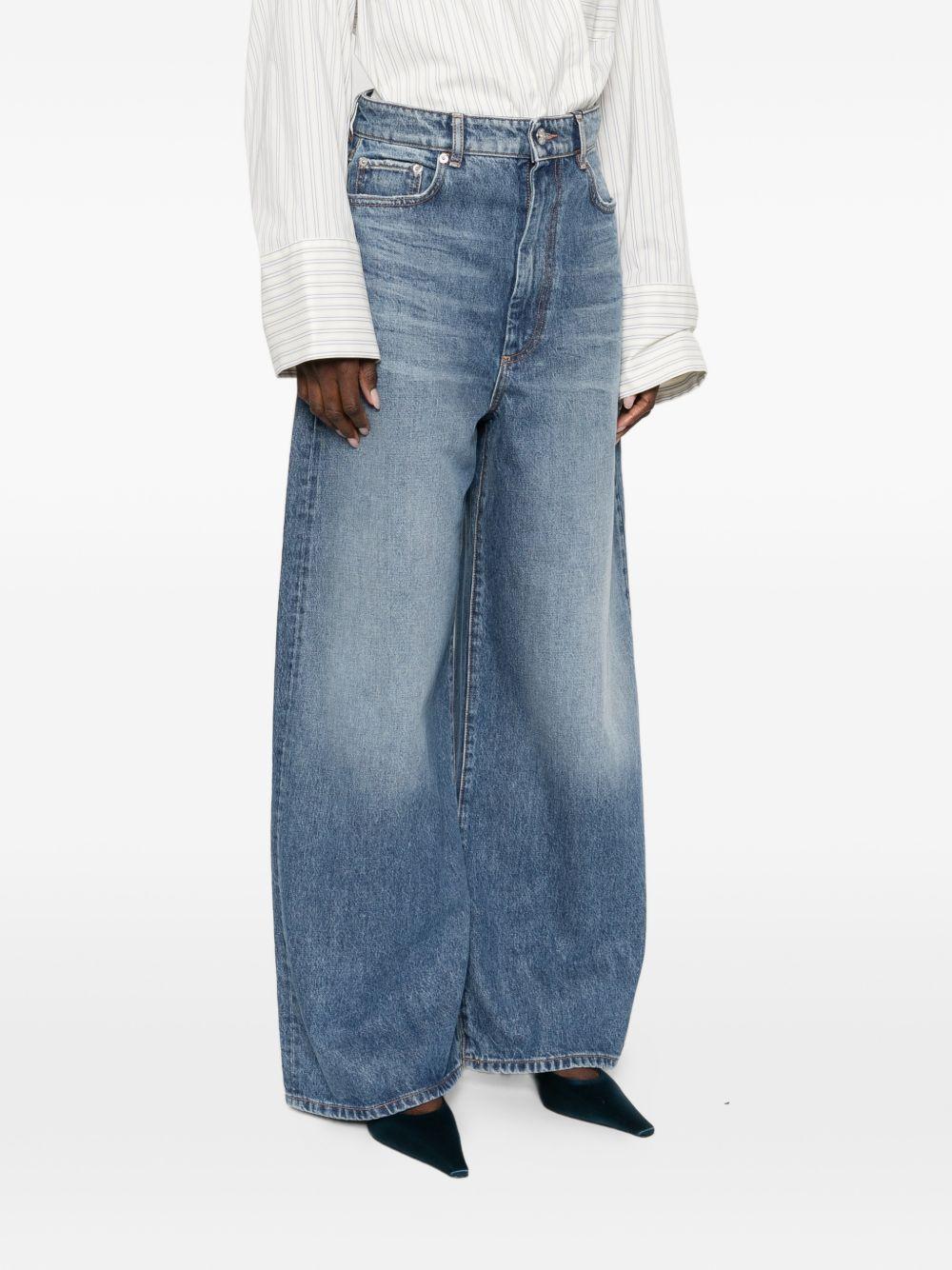 Jeans a gambaampia angri in blu Maxmara sportmax - donna 