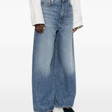 Jeans a gambaampia angri in blu Maxmara sportmax - donna 