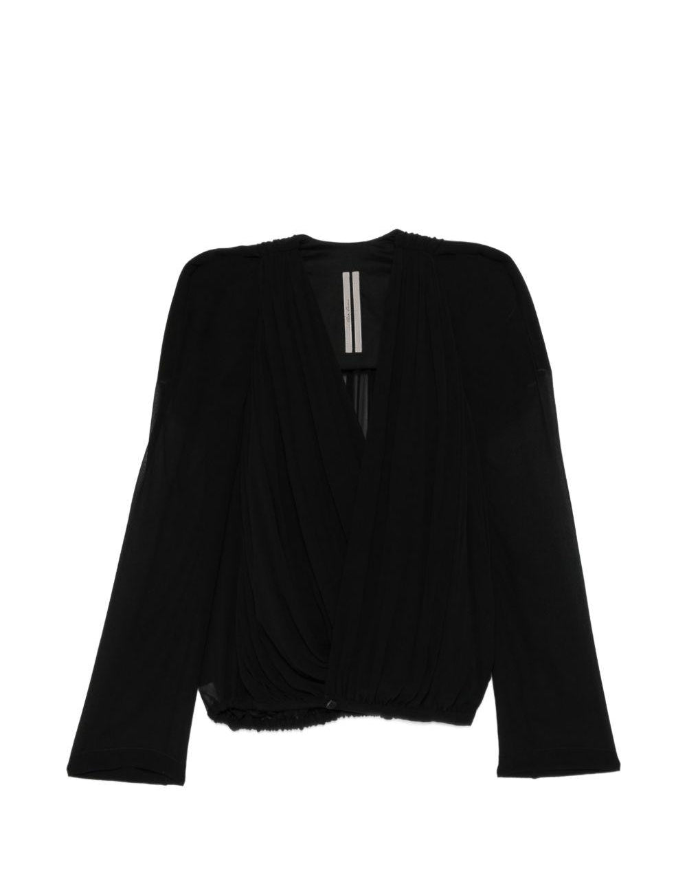 Giacca Maria con scollo a V in nero Rick Owens - donna 