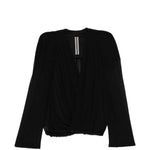 Giacca Maria con scollo a V in nero Rick Owens - donna 