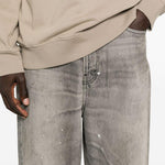 Jeans dritti con effetto vernice in grigio Haikure - uomo 
