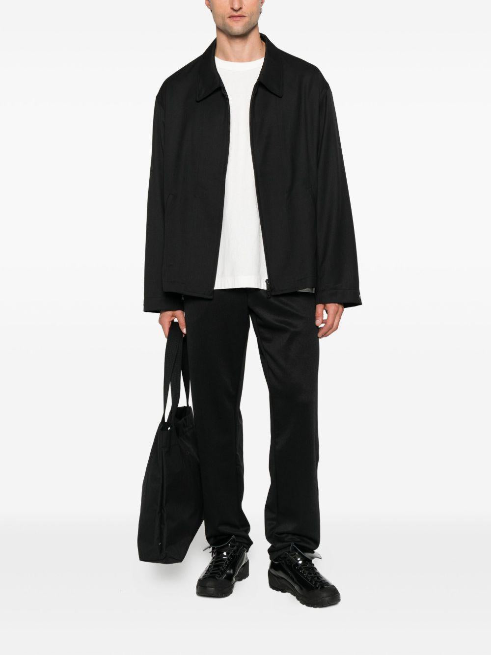 Giacca con zip in nero Y-3 - uomo 