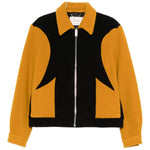 Giacca a pannelli corky in nero e giallo Second layer - uomo 