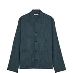 Camicia a quadretti con tasca applicata in blu Ymc - uomo 
