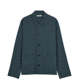 Camicia a quadretti con tasca applicata in blu Ymc - uomo 