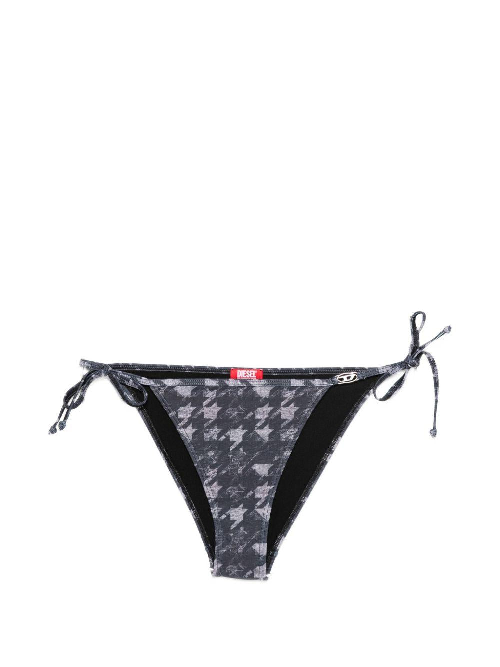 Slip bikini con lacci laterali brigittes-dnm in nero Diesel - donna 