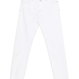 Jeans slim fit in bianco Kiton - uomo 